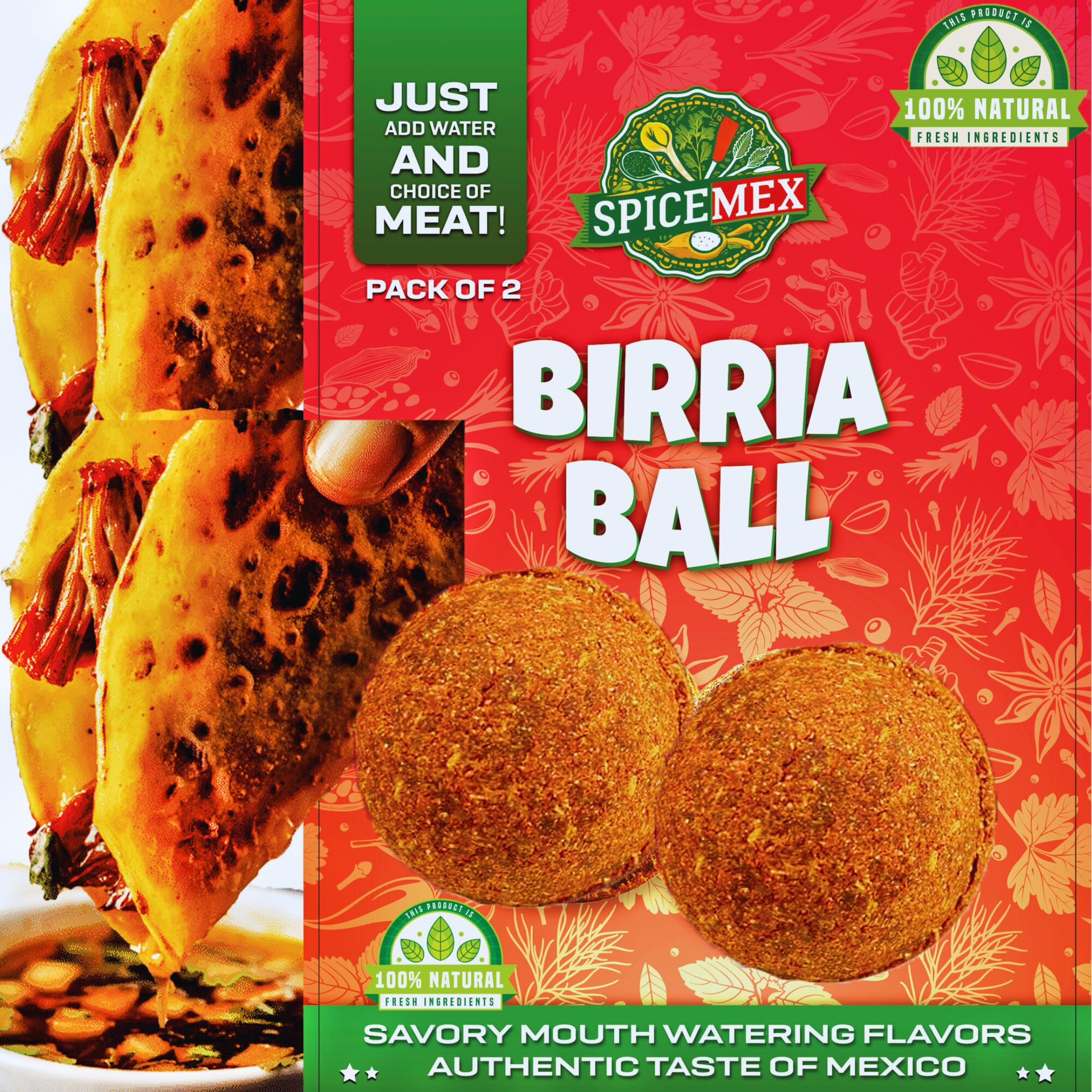 Amazon.com : SPICEMEX Birria Ball Authentic Mexican Spice Mix